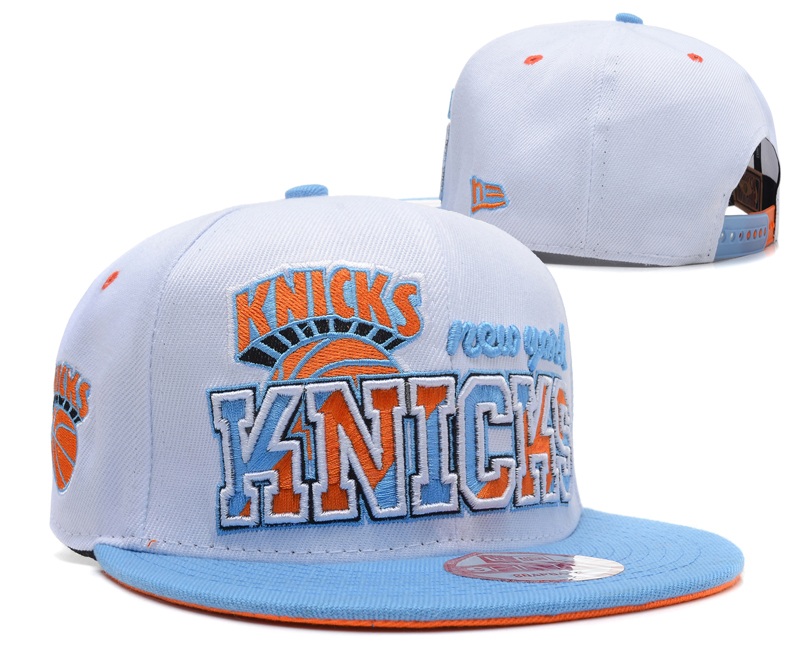 NBA New York Knicks NE Snapback Hat #72